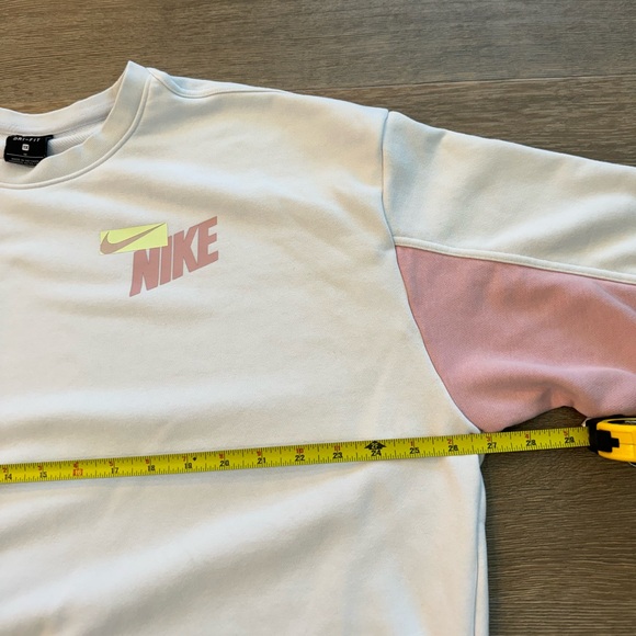 Nike Colorblock Plus Size Womens Crewneck Sweatshirt Retro 90s Style - Picture 9 of 13